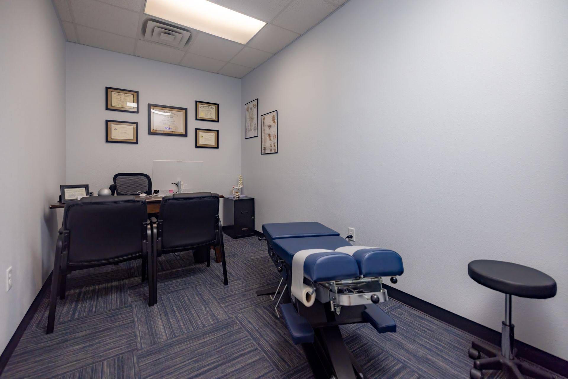 Finished office at Kernetics Wellness Center in Little Elm, TX