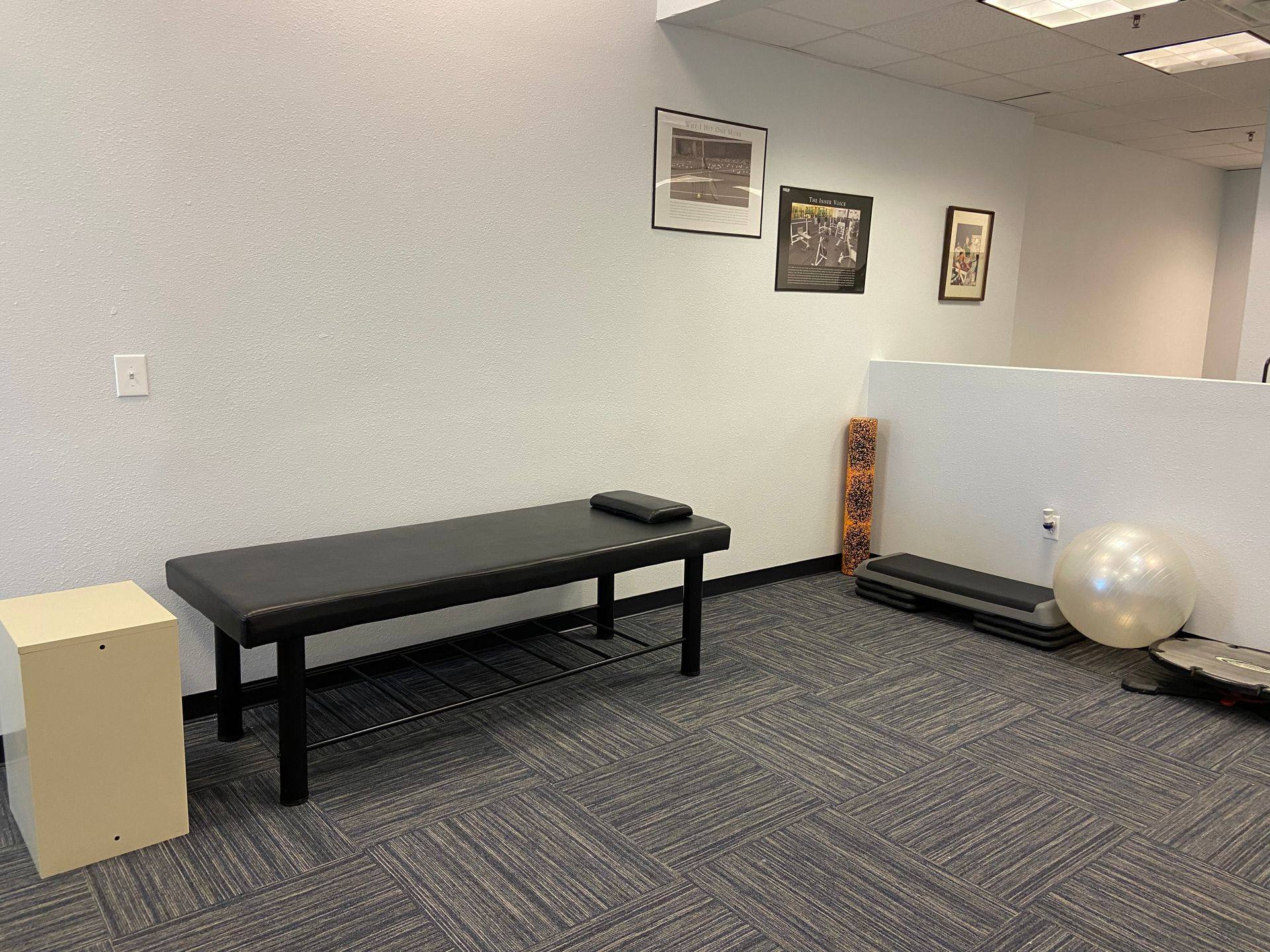 Finished physical therapy area at Kernetics Wellness Center in Little Elm, TX